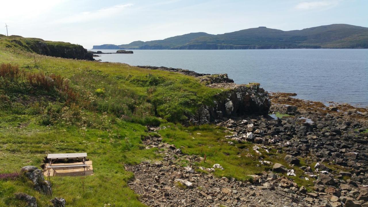 Harlosh Log Cabins Dunvegan  Bagian luar foto