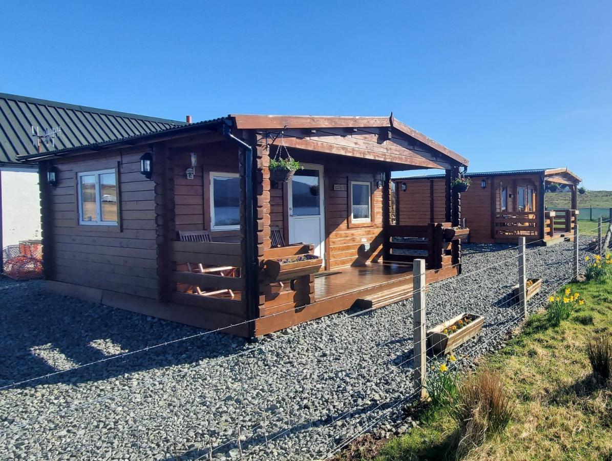 Harlosh Log Cabins Dunvegan  Bagian luar foto