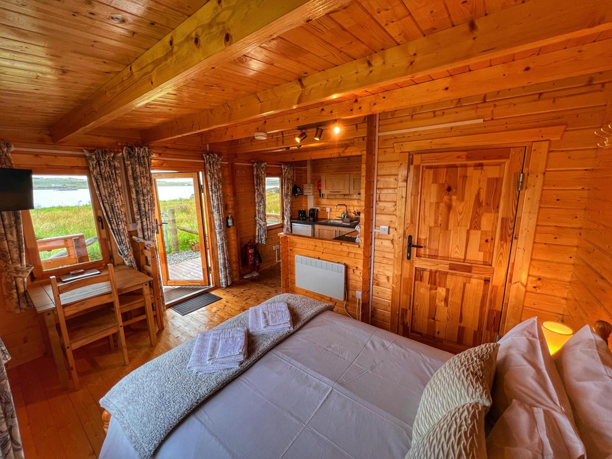 Harlosh Log Cabins Dunvegan  Ruang foto