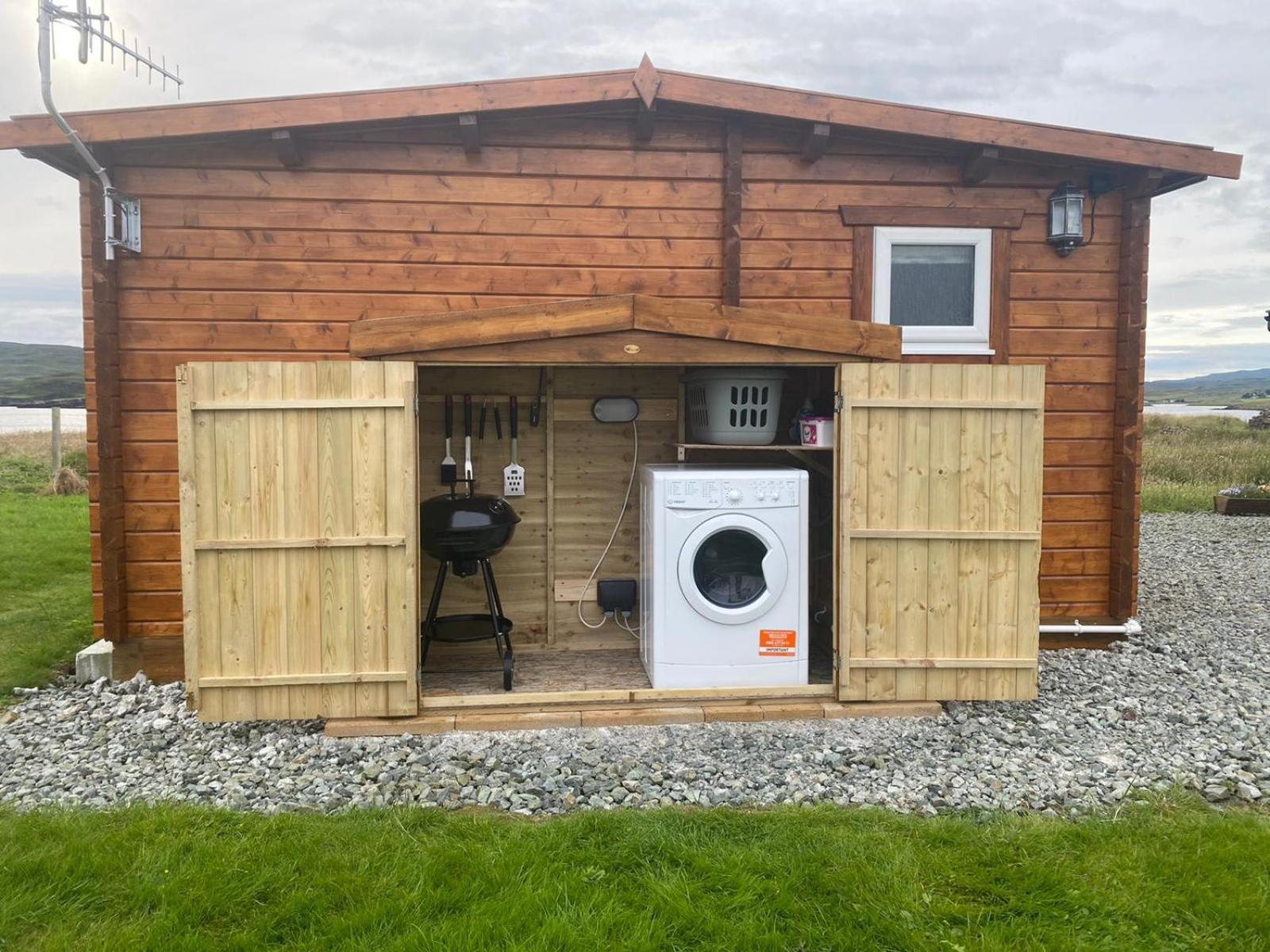 Harlosh Log Cabins Dunvegan  Ruang foto